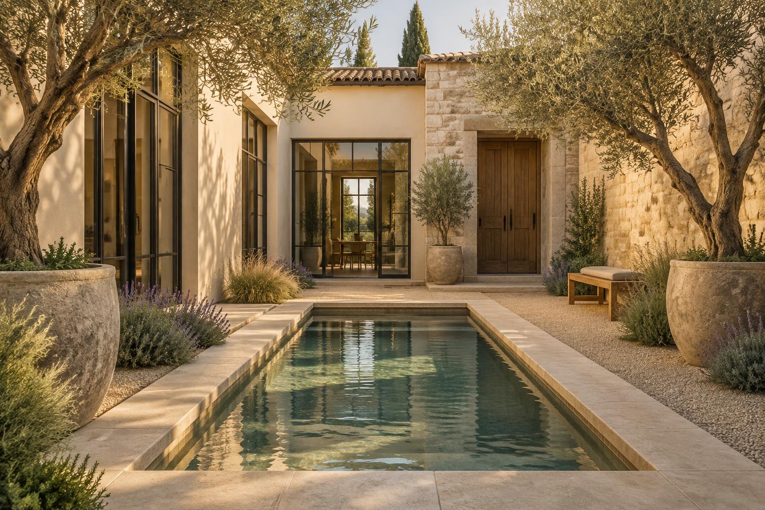 A courtyard for slow water — architectural inspiration